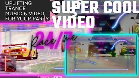 Uplifting Trance Racing Music Video. Party Beats Mix Playlist. Racing Game 2021