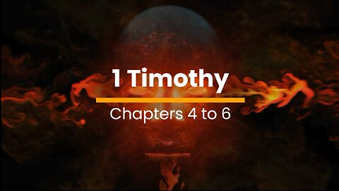 1 Timothy 4, 5, & 6 - December 7 (Day 341)