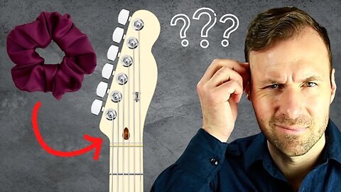 WHY IS THERE A SCRUNCHIE ON YOUR GUITAR? | Sympathetic vibration explained for guitarists