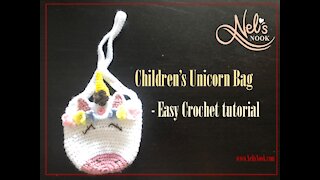 Children's Unicorn Purse - A Crochet Tutorial