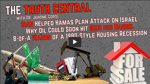 Iran Helped Hamas Plan Attack on Israel; Why Oil Could Hit $150 pre Barrel