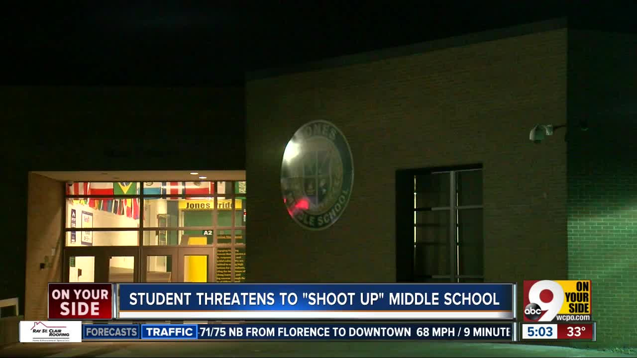 Student in Boone Co. arrested for threatening to 'shoot up' school
