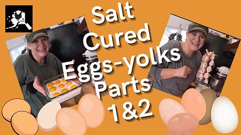 Part 2 Salt Cured Egg Yolks from our Farm Fresh Homestead Eggs #farmfresheggs