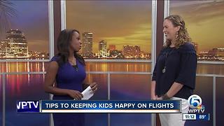 Tips to keep kids happy on flights