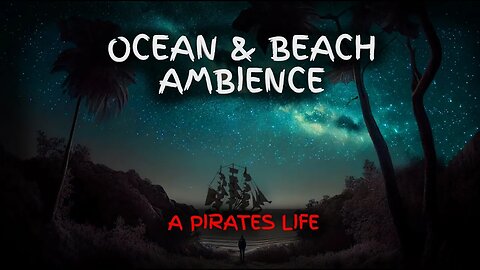Protect the Ship | 9 Hour Beach, Sea, and Wind Ambience for a Pirate's Night Watch