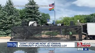 "Don't Stop Me Now" at Omaha Community Playhouse Parking Lot