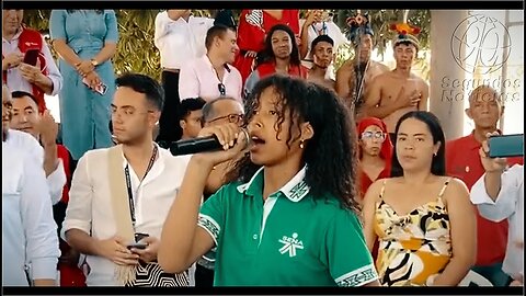 🎥Desde San Juan del Cesar, Una Joven canta el himno nacional en la versión Wayuunaqui 👇👇