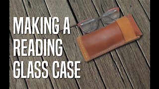Making a Leather Glasses Case with Suede Trimmings (DIY)