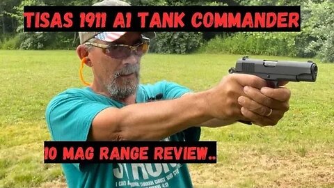 RANGE REVIEW OF THE NEW 2023 TISAS TANK COMMANDER 45ACP.