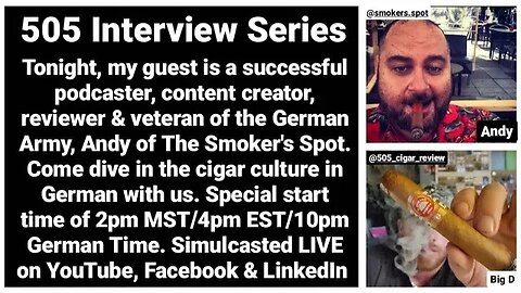 Interview with Andy Schnell of The Smoker's Spot