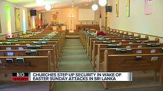 Churches step up security in wake of Sri Lanka attacks