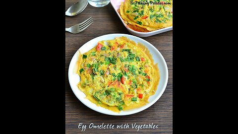 Chinese Egg Omelette 🍳 Recipe By Sana Ke Zaiqay | Breakfast ☕ Recipe | Egg Recipe | Omelette Recipe