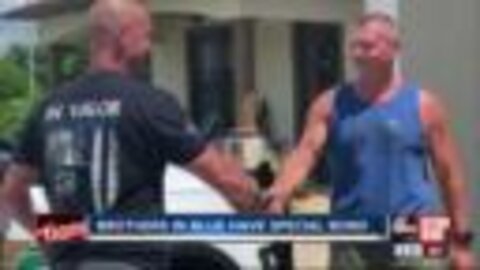 'Alike in so many ways:' Florida cop discovers brother through 23andMe test — and he's a cop too