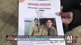 Ex-Missouri governor's nephew missing in California for week