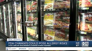 FDA change could pose allergy risks