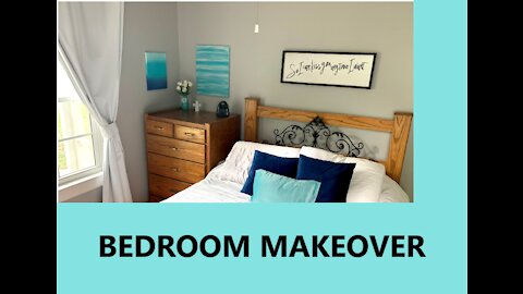BEAUTIFUL Bedroom Makeover on a budget - The FINISHED Product!