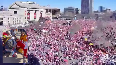 Moment Gunmen opened Fire at Chiefs Super Bowl Victory Parade in Kansas City