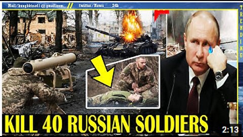 PUTIN is painful as Ukrainian paratroopers kill 40 Russian soldiers and destroy enemy armored convoy