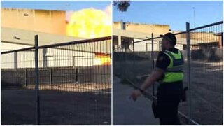 Dramatisk eksplosion i Melbourne indkøbscenter