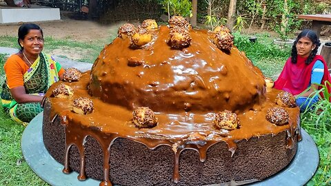 HIDE & SEEK CAKE RECIPE | Yummy Chocolate Cake Making | Amazing Cake Recipe | Village Fun Cooking