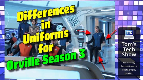 The Orville season 3 uniform differences