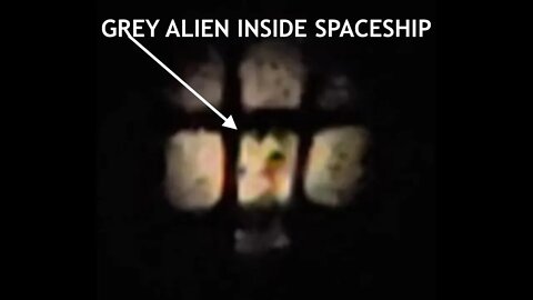 Incredible Footage of UFO in Backyard - Looks Like Greys Insdie a Spaceship - Look