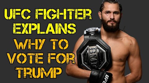 Latino UFC Fighter Gives BEST Reason To Vote For Trump