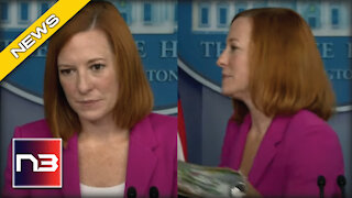 Reporter Asks Question to Psaki, She Suddenly Turns And Bolts Out The Door
