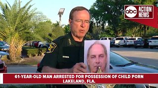 Presser: Lakeland man charged with multiple counts of child pornography