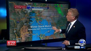 Winter weather watches posted for parts of Colo. Front Range ahead of Wednesday-Thursday snowstorm