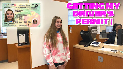 Getting My Driver's Permit!