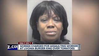 Woman arrested after attacking Burger King clerk over tomatoes on burger