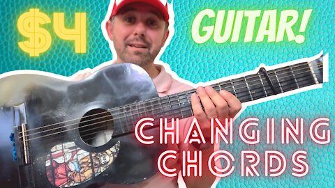 Changing Chords Fast on a $4 Guitar: Flamenco Guitar Tutorial | Guitarra Flamenca