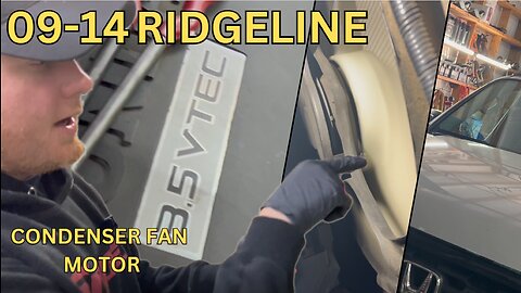 2009-2014 Honda Ridgeline Radiator/Condenser Fan Motor Replacement