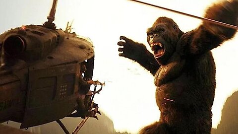 KONG vs HELICOPTERS - 'Is That a Monkey_' (Scene) - Kong - Skull Island (2017) Movie Clip HD
