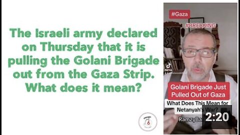 Golani Units Pulling out from Gaza – What It Means