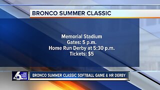 Bronco Summer Classic and Annual Home Run Derby happening today