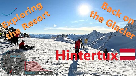 [4K] Skiing Hintertux Glacier, Back on the Glacier, We Continue Exploring. Austria, GoPro HERO11