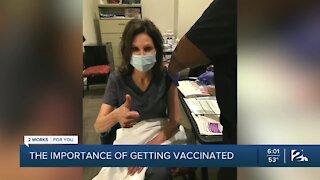 Oklahoma doctor shares COVID vaccination experience