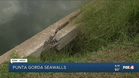 Punta Gorda seawalls still damaged after Ian