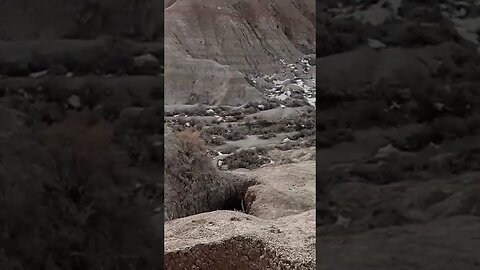 Dangerous hollow caverns in Badlands