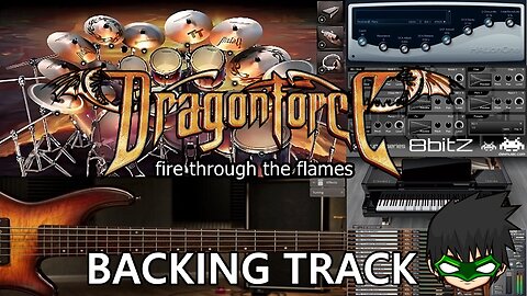BackingTrack Guitar | Dragon Force - fire through the flames