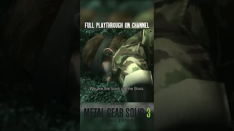 THE PAIN | Metal Gear Solid 3: Snake Eater #metalgearsolid3 #mgs3 #metalgear #snakeeater