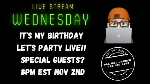 It's my birthday so let's party live!!