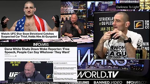 1/22/2024 Video: UFC Owner Dana White Kills The Censorship Cult In 2 Minutes