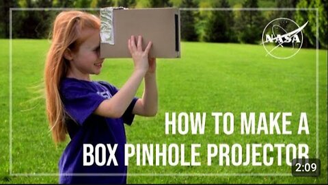 How To Make a Box Pinhole Projector