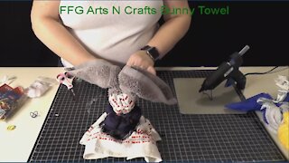 FFG Arts n Crafts Bunny Towel