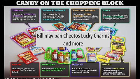 Food Ban Bill may kill Cheetos, lucky charms, Gatorade and more