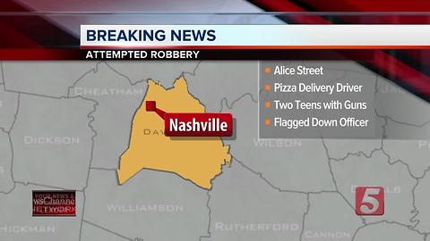 2 Teens Try To Rob Pizza Delivery Man