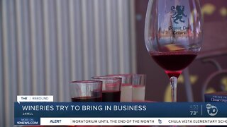 Wineries try to bring in business